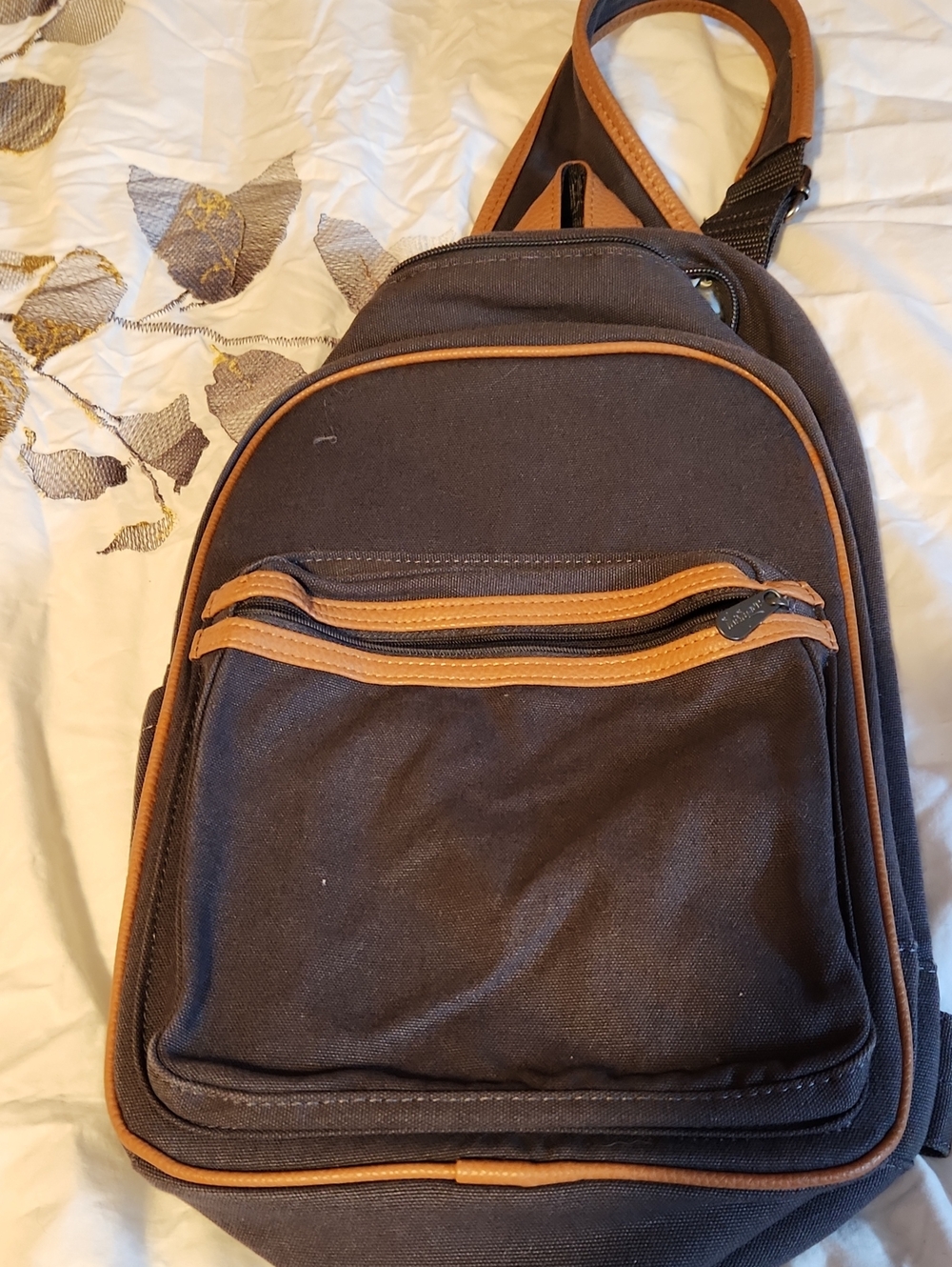 Thirty One Insulated Small Pack Grey With Tan Trim
